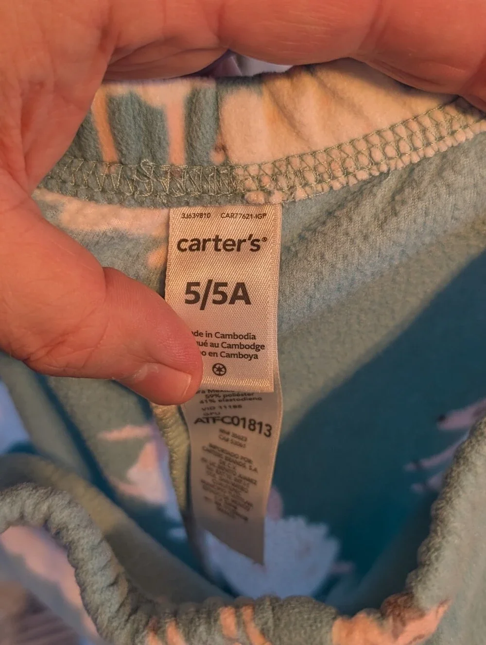 Carter's 3 Piece Pajamas Set Size 5 / 5A Sheep Theme